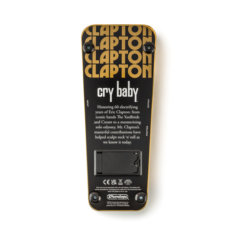 Dunlop EC95GE Eric Clapton Cry Baby Wah Pedal