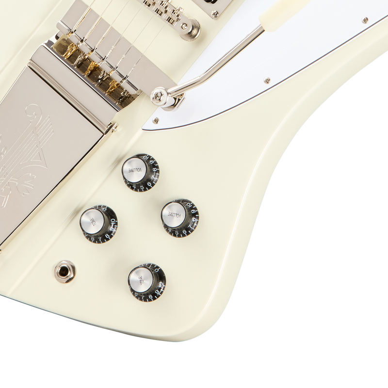 Epiphone ECFVR3PWNM 1963 Firebird V Reissue Electric Guitar (Polaris White)
