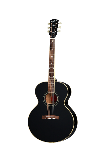 Epiphone J-180 LS Series Acoustic Guitar (Ebony)