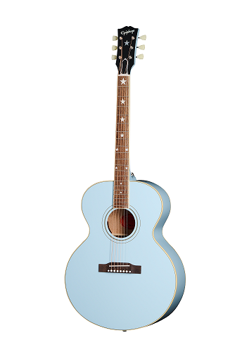 Epiphone J-180 LS Guitare acoustique (bleu givré)