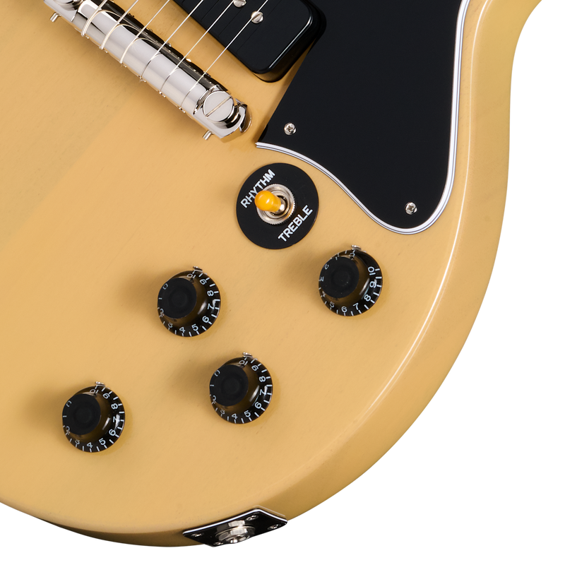 Epiphone ECLSR0TYNH 1960 Les Paul Special Doublecut Reissue Electric Guitar (Tv Yellow)