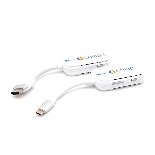 Covid ECW-100 Wireless HDMI Receiver to USB-C Transmitter (White)