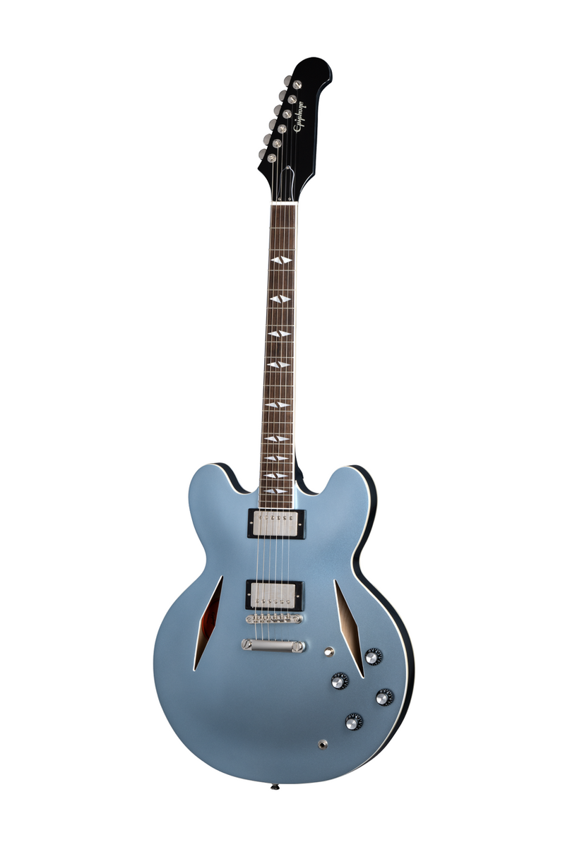 Epiphone EIGCDG335PENH Dave Grohl DG-335 Guitare électrique semi-creuse (Pelham Blue)