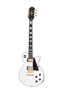 Epiphone EIGLPCAWGH Les Paul Custom Electric Guitar (Alpine White)