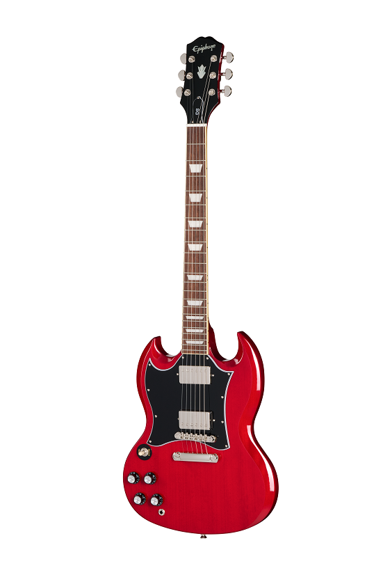 Epiphone EIGSGSCHNHLH SG Standard Left-Handed Electric Guitar (Cherry)