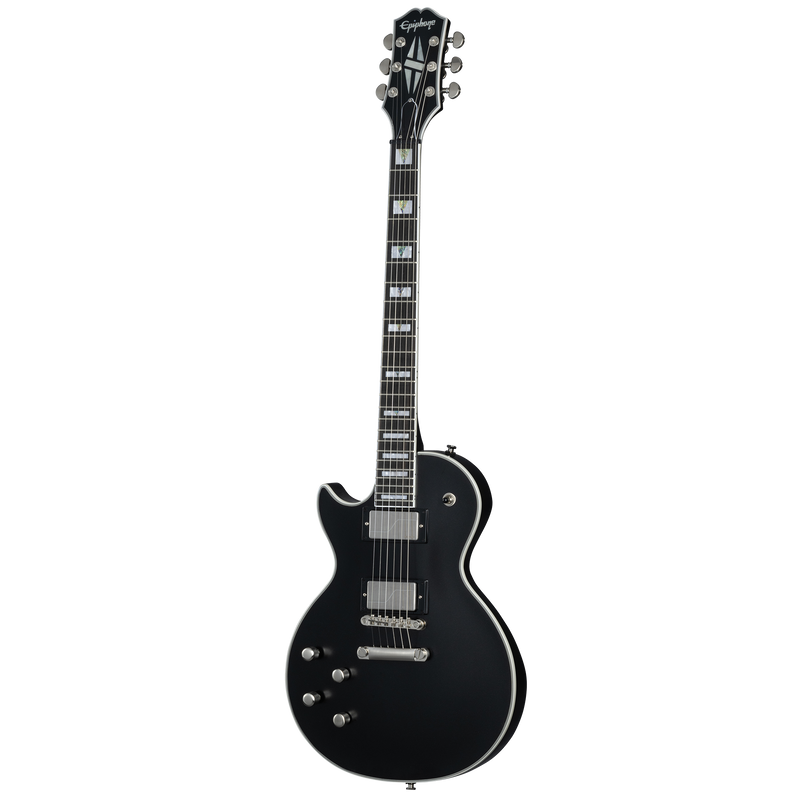 Épiphone prophétie Les Paul Guitare électrique gauche (vieillie Black Metallic)