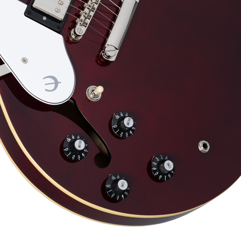 Epiphone NOEL GALLAGHER Left-Handed Hollow Body Electric Guitar (Dark Wine Red)