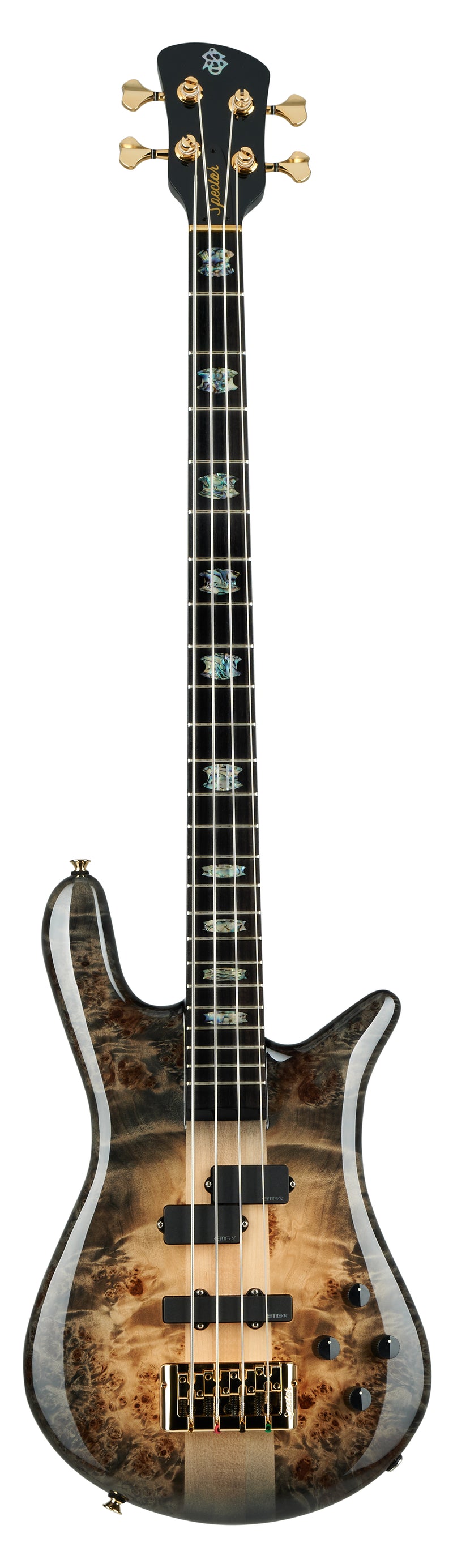 Spector Euro CST Electric Bass Guitar (Natural Black Burst Gloss)