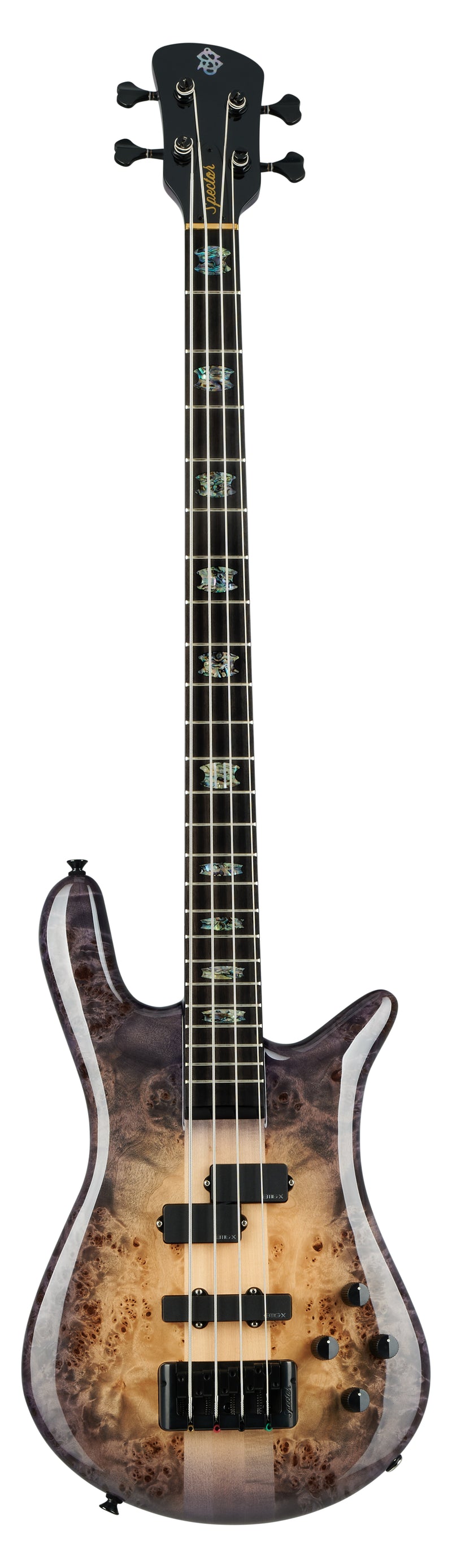 Spector Euro CST Electric Bass Guitar (Natural Violet Burst Gloss)