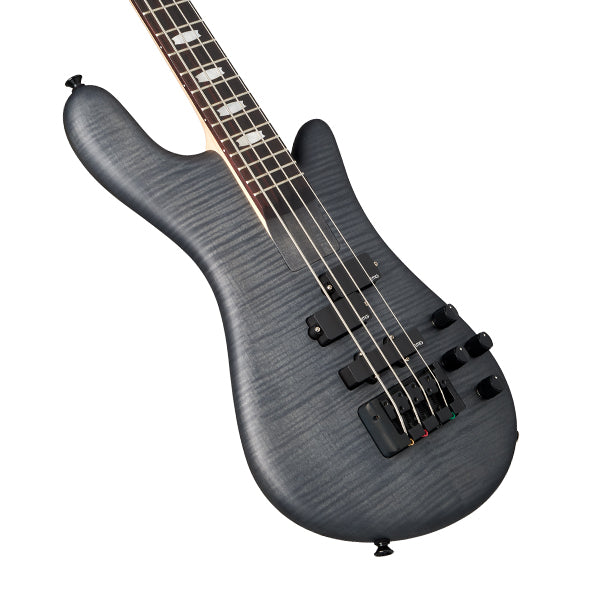 Spector Euro 4 LX Bolt-on Electric Bass Guitar (noir transparent)