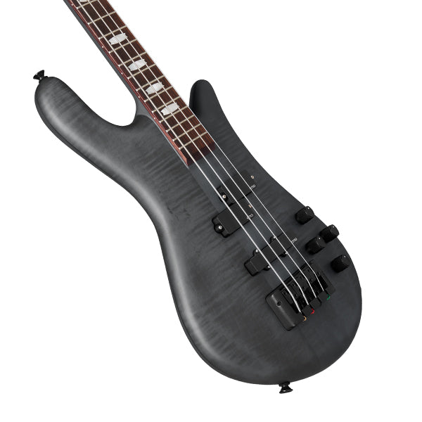 Spector Euro 4 LX Electric Bass Guitar (noir transparent)