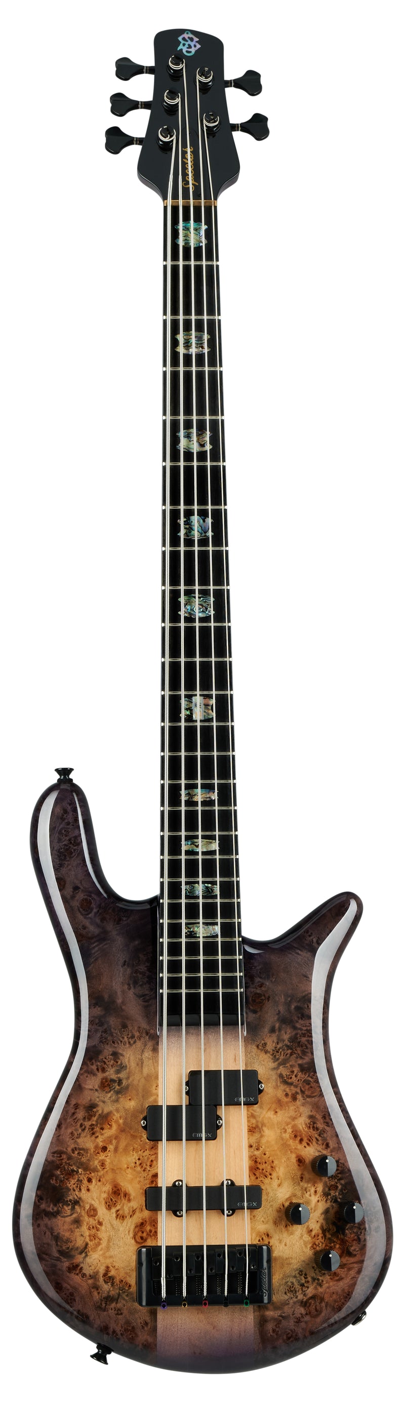 Spector Euro CST 5-String Electric Bass Guitar (Natural Violet Burst Gloss)