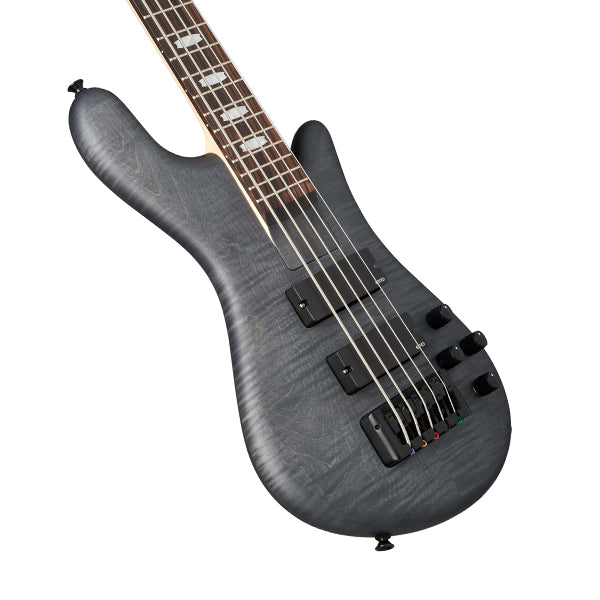 Spector Euro 5 LX Bolt-on 5 cordes Guitare de basse électrique (noir transparent)