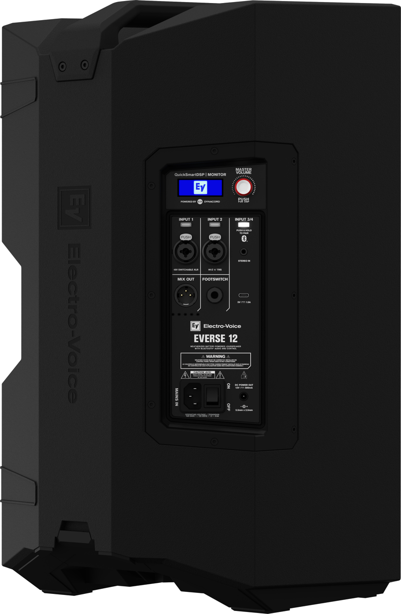 Electro-Voice EVERSE12 Battery Powered Speaker (Black) - 12"