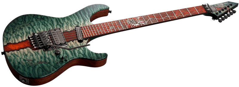 ESP MAVERICK-CTM FR Limited Edition 2025 Electric Guitar (See Thru Green Gradation & See Thru Black Burst / Natural)