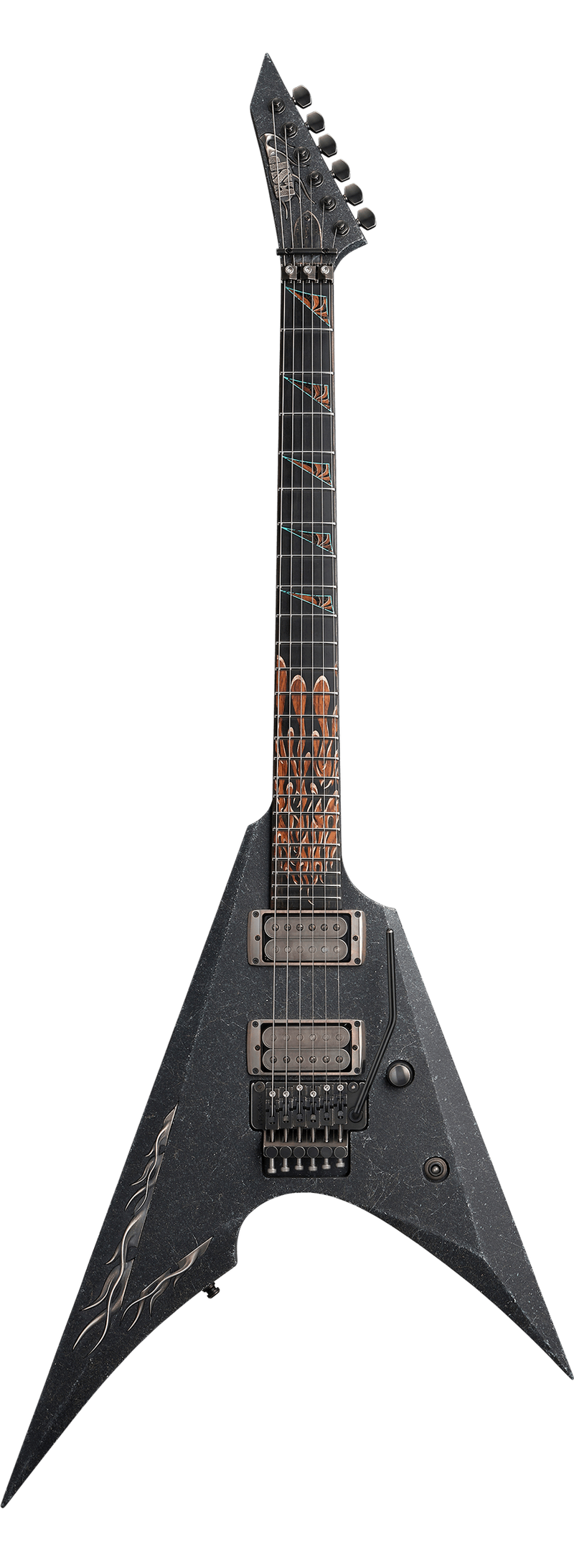 ESP ESP-ARROW-CTM FR Limited Edition 2025 Electric Guitar (Basalt Stone Effect)