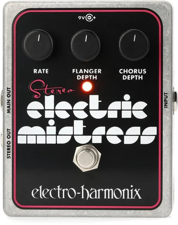 Electro-Harmonix STEREO ELECTRIC MISTRESS Flanger/Chorus Pedal