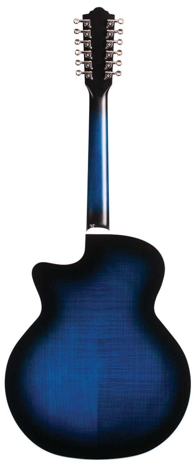 Guild F-2512CE Deluxe Archback 12 Strings Acoustic Guitar (Dark Blue Burst) LIMITED QUANTITY