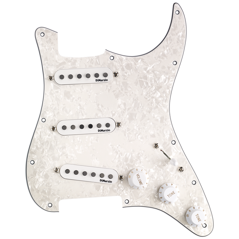 DiMarzio FG2108PWA10 Richie Kotzen Strat® Replacement Pickguard (Pearl White)