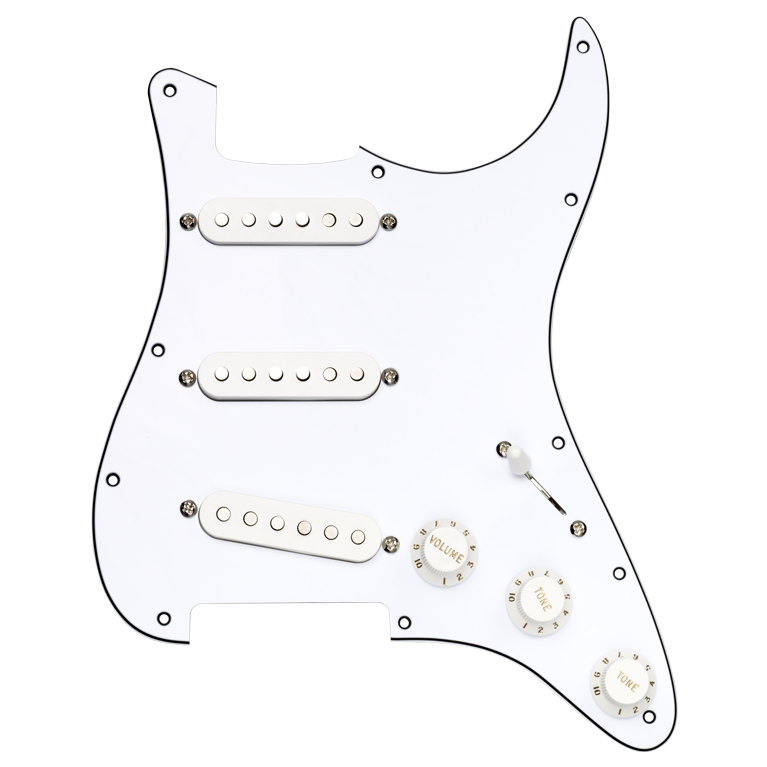 DiMarzio FG2108WA3 HS Strat® Replacement Pickguard (White)