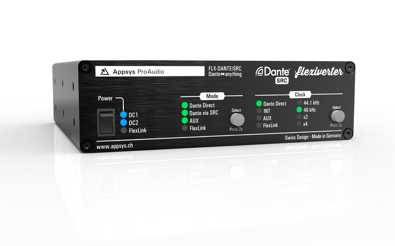 Appsys ProAudio FLX-DANTE/SRC Dante to Anything Converter with 64x64ch Sample Rate Converter