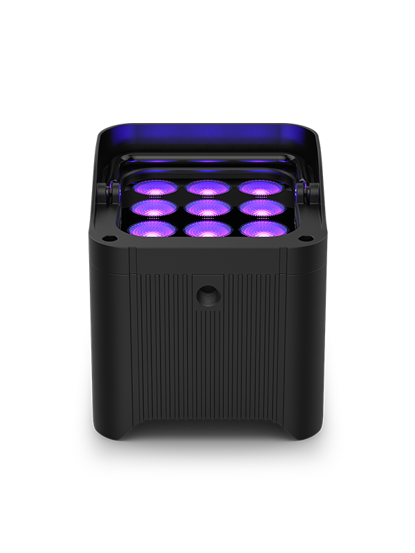 Chauvet DJ FreedomParh9ip Wireless sans fil Hex-couleur LED Uplight avec émetteur-récepteur D-Fi intégré