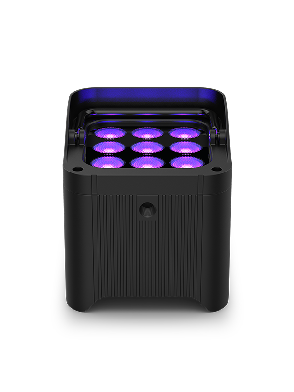 CHAUVET DJ Freedom Par H9 IP X4 Battery-Powered IP54 RGBAW+UV LED PAR Kit with Bag, Remote, and Multi-Charger (4-Pack)