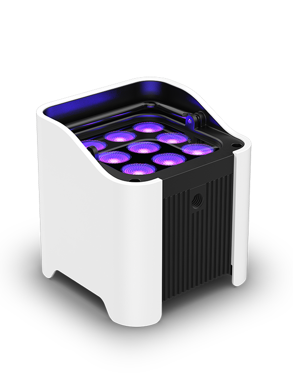 Chauvet DJ FreedomParh9ip Wireless sans fil Hex-couleur LED Uplight avec émetteur-récepteur D-Fi intégré