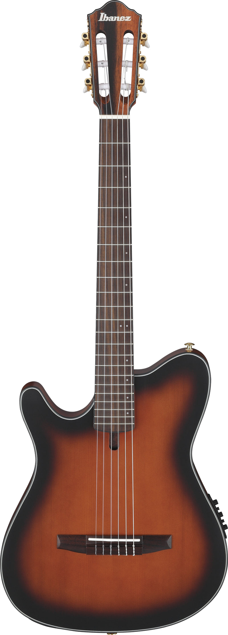 Ibanez FRH10NLBSF Left Handed Acoustic Electric Guitar (Brown Sunburst Flat)