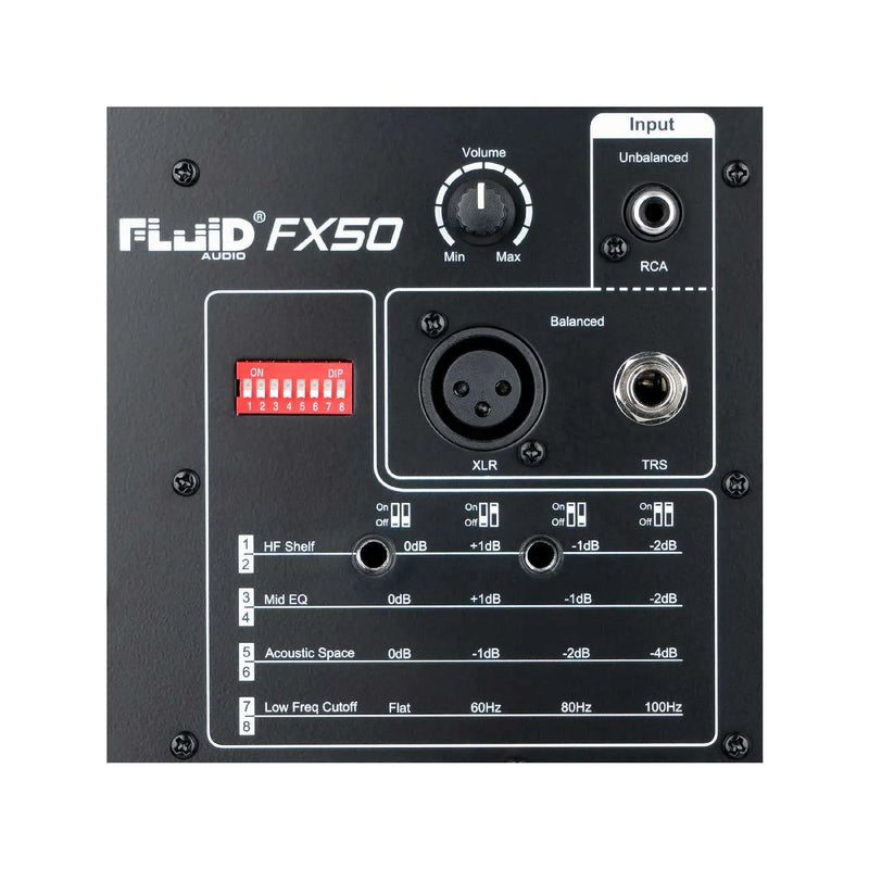 Fluid Audio FX50 Moniteur de studio coaxial bi-amplifié - 5"
