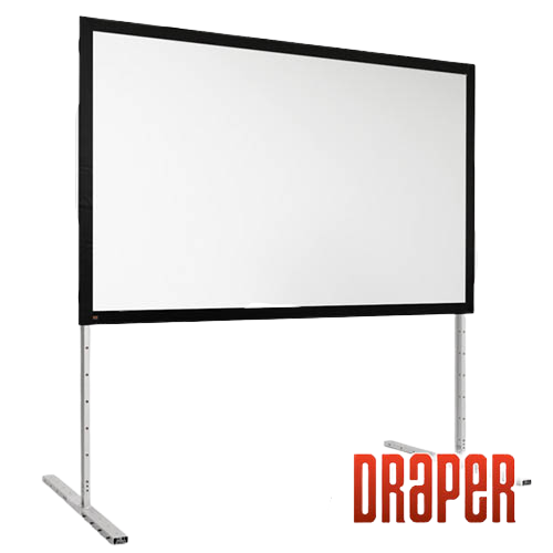 Draper 385116 Complete Screen w/CineFlex Surface and Anodized Frame - HDTV (95"x168")