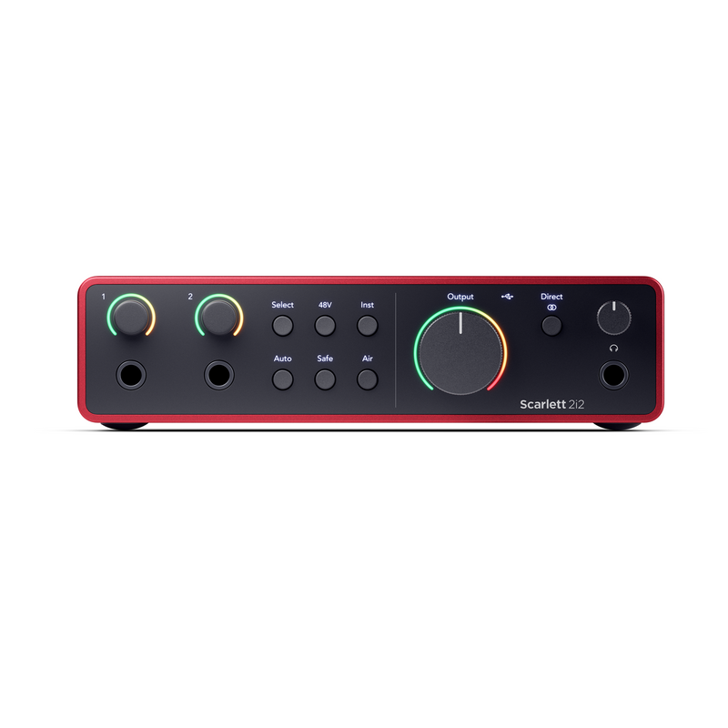 Focusrite SCARLETT 2i2 2-In 2-Out Audio Interface - 4th Gen