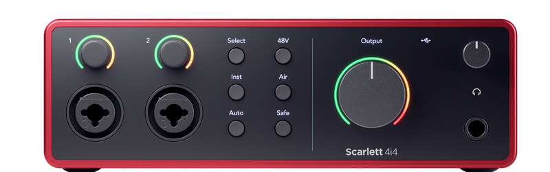 Focusrite SCARLETT 4i4 Audio Interface - 4th Gen