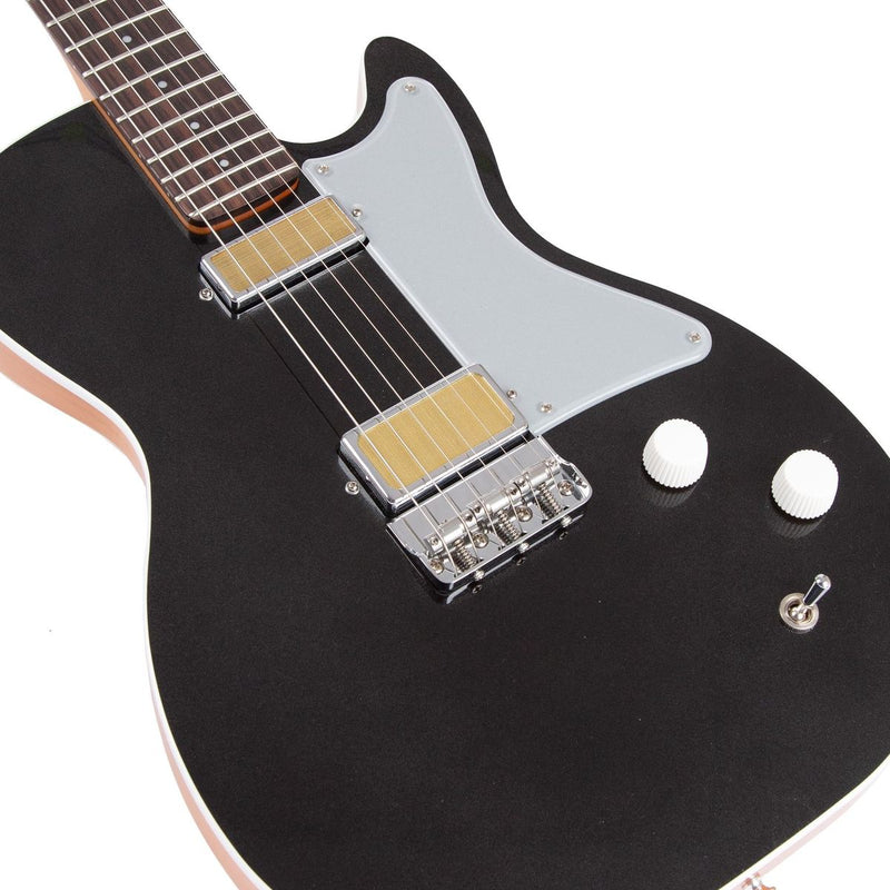 Guitare électrique semi-creuse Harmony JUPITER THINLINE (noir sidéral)