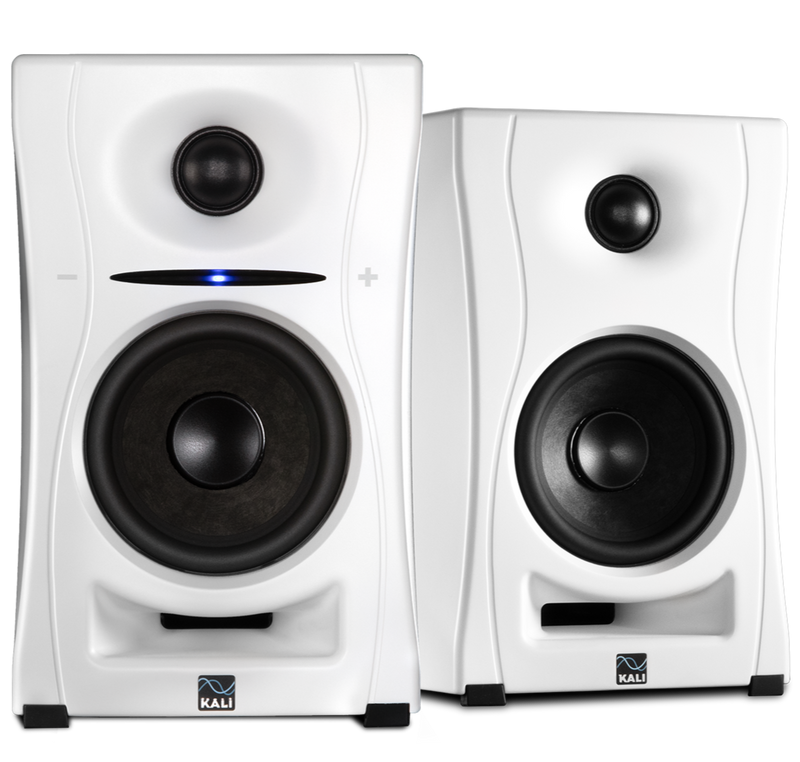 Kali Audio LP-UNF Ultra-Nearfield Studio Monitors (Pair, White) - 4"