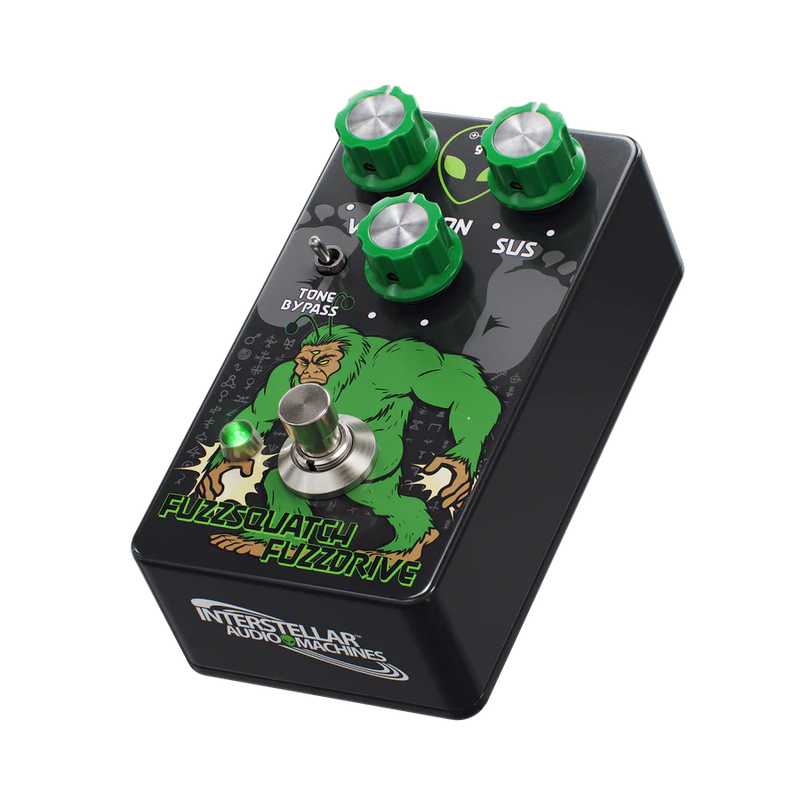 Interstellar Audio Machines FUZZSQUATCH FUZZDRIVE Op-Amp Fuzz Drive Pedal