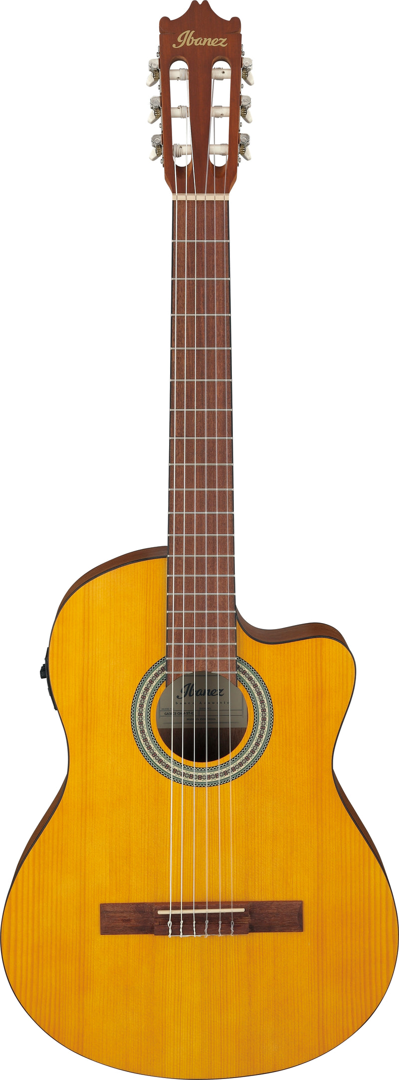 Ibanez GA3ECEOAM Classical Guitar (Open Pore Amber)