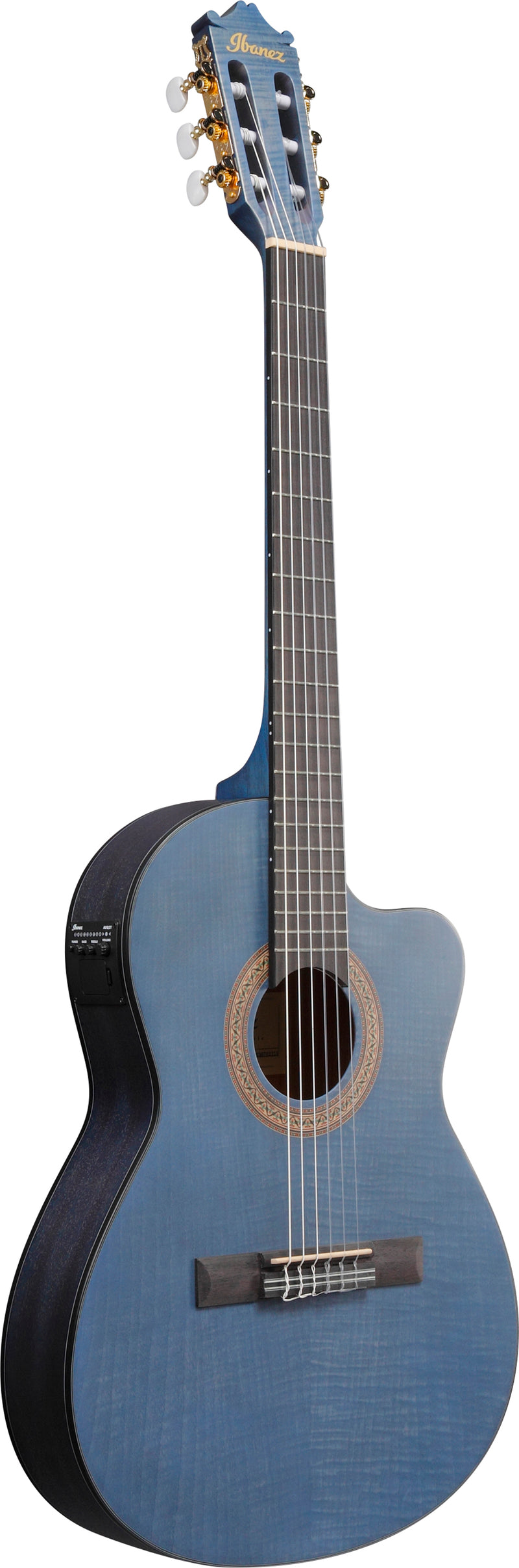 Ibanez GA5FMTCEOB Acoustic Electric Guitar (Open Pore Blueberry)