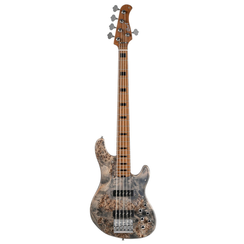 CORT GB-MODERN-5-OPCG-CASE GB-MODERN 5 5 cordes Electric Bass (gris à charbon de pores ouvert)