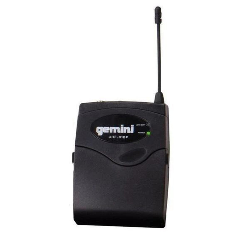 Gemini UHF-01HL-F1 Single Channel UHF Wireless Headset/Lavalier Microphone System - 517.6MHz