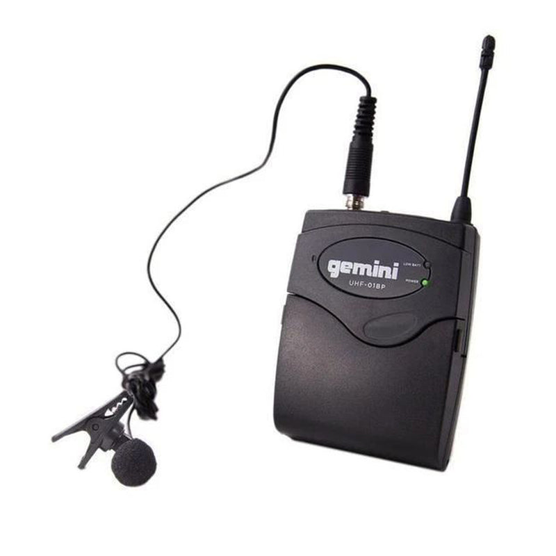 Gemini UHF-02HL-S34 Dual Channel UHF Wireless Headset/Lavalier Microphone System - 533.7-537.2MHz