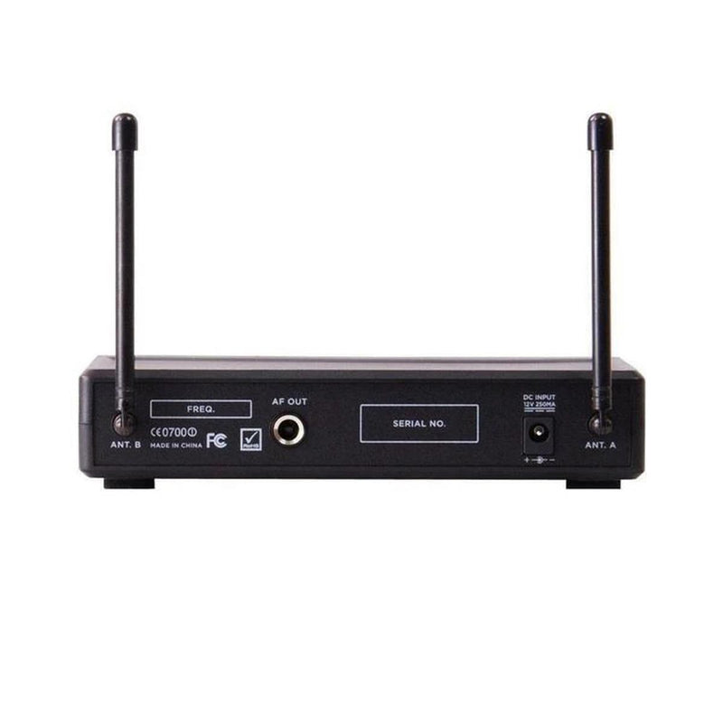 Gemini UHF-02HL-S34 Dual Channel UHF Wireless Headset/Lavalier Microphone System - 533.7-537.2MHz