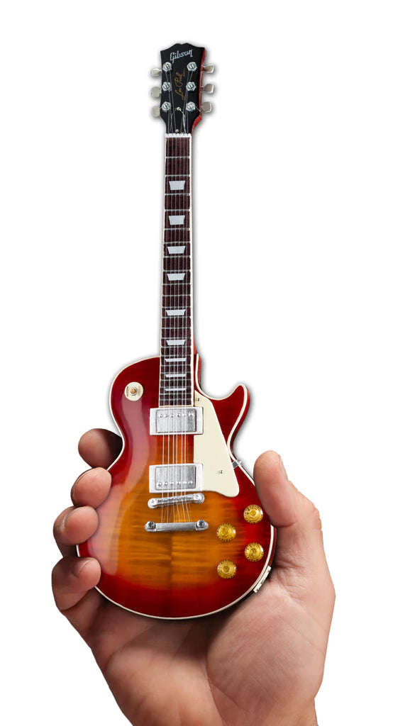 Axe Heaven GG-120  Gibson 1959 Les Paul Standard 1:4 Scale Mini Guitar Model (Cherry Sunburst)