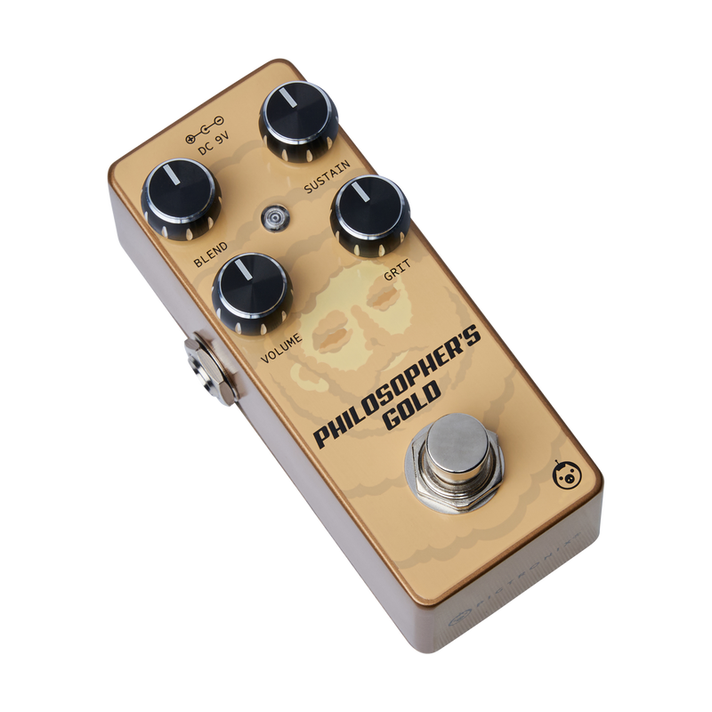 Pigtronix PHILOSOPHERS GOLD Sustain/Distortion Pedal