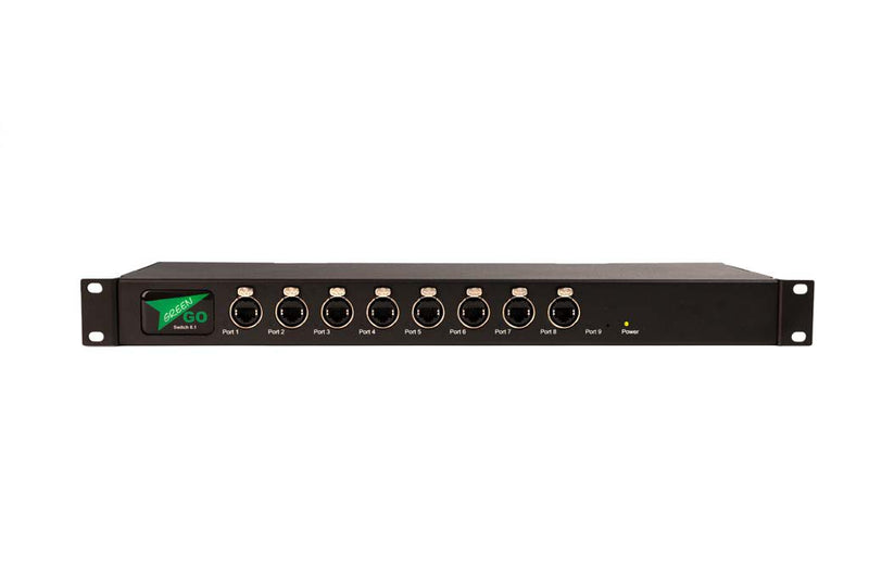Green-GO GGO-SW81 8.1 Ethernet Switch (8 PoE Ports + 1 Port)
