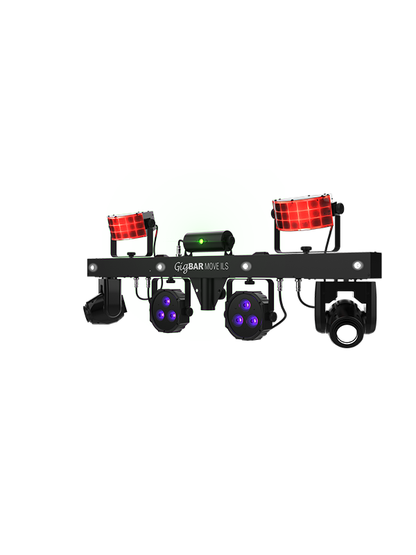 Chauvet DJ GIGBAR-MOVE-ILS Système d'éclairage 5-en-1 avec support, sac et télécommande