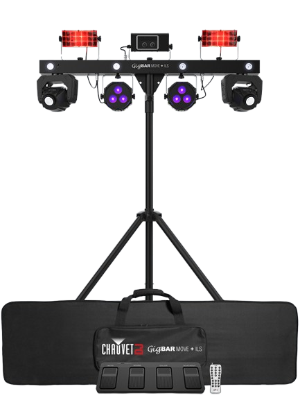 Chauvet DJ GIGBAR MOVE PLUS ILS Système d'éclairage LED 5 en 1 avec 2 têtes mobiles