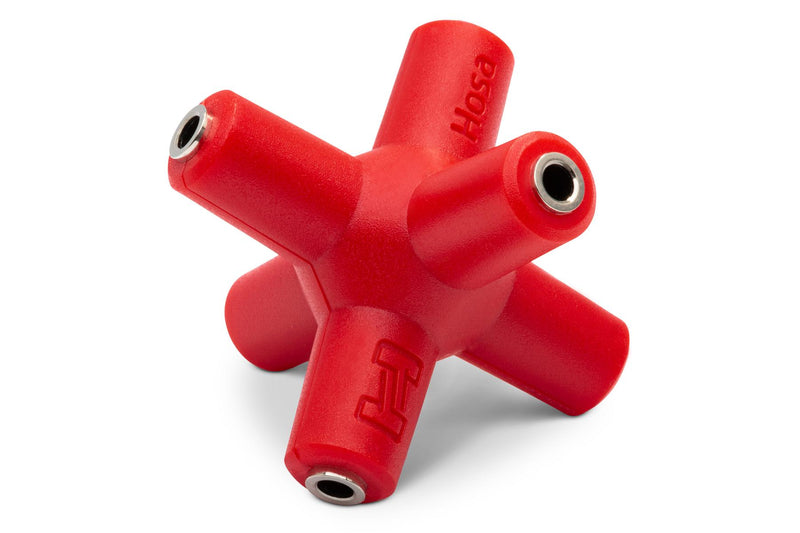 Hosa GMM-105 Technology Knucklebones 3.5mm 1-to-5 Signal Splitter