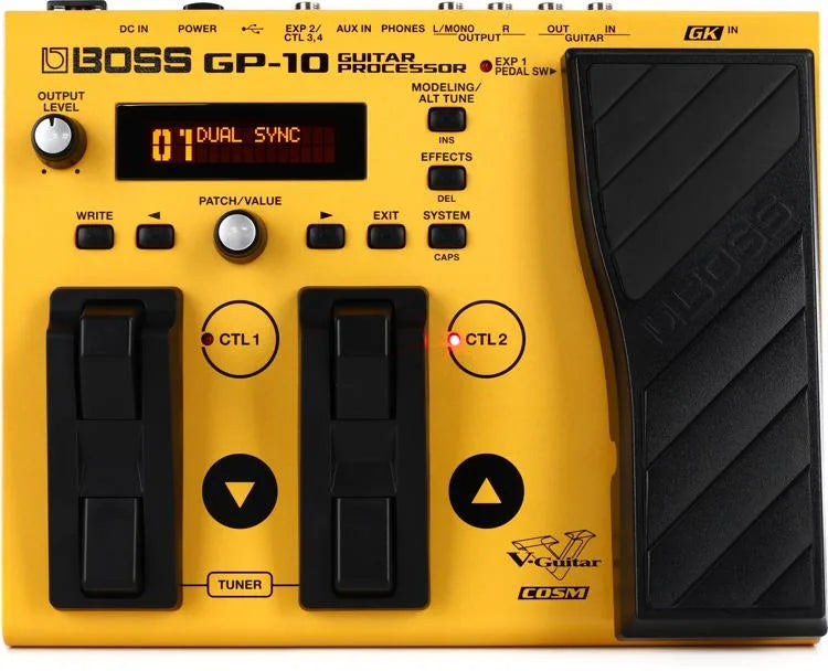 Processeur de guitare Boss GP-10GK avec micro