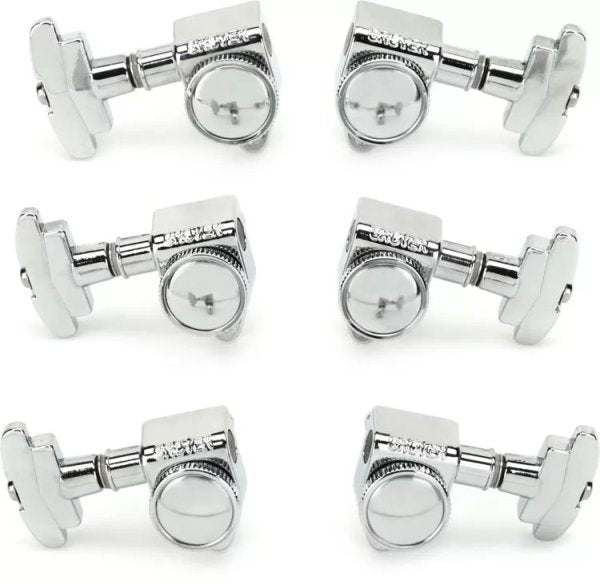 Grover GR509C 3+3 Roto-Grip Locking Rotomatic Tuners (Chrome)